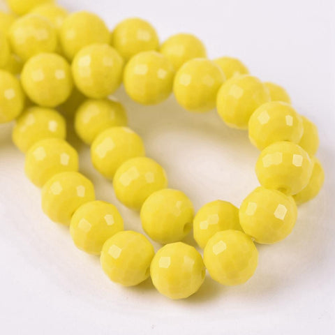 Facets Cut Disco Ball  Crystal Glass Loose Spacer Beads-JW01483-Veeddydropshipping