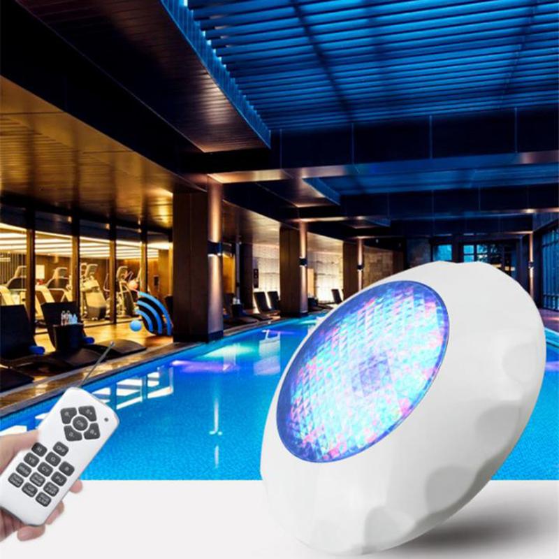 ABS LED Submersible Led Pool Lamps Remote Control Led Pond Light IP68-TI00952-Veeddydropshipping