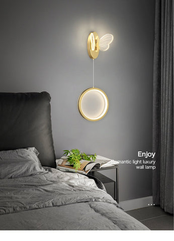 Butterfly LED Wall Lamp Indoor Lighting-TI00471-Veeddydropshipping