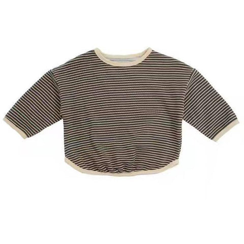 Spring Thin Loose-fitting Sweater Children Cotton Shirt-Veeddydropshipping