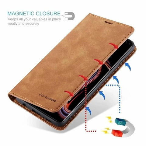 Wallet Leather Case For Samsung Galaxy S10 5G S10 Plus S20 FE S21 Plus-PA00220-Veeddydropshipping