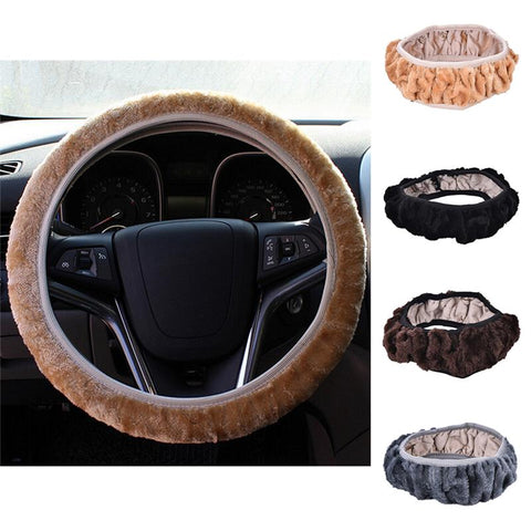Steering Cover Woolen Handbrake-AM01482-Veeddydropshipping