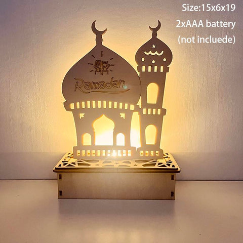 Muslim Ramadan Kareem Decoration Candle Led Lights-HA00350-Veeddydropshipping