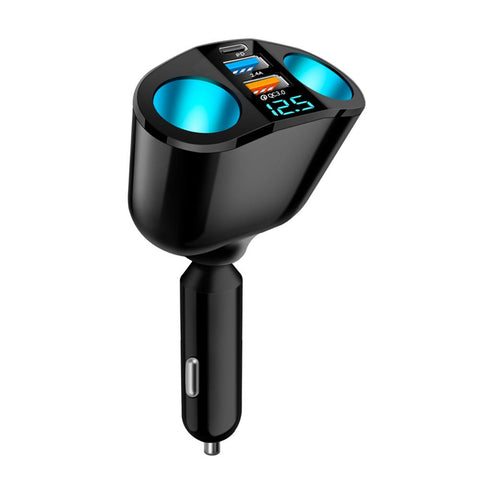 Type C Usb Socket Car Charger QC3.0 Car Lighter-PA01144-Veeddydropshipping