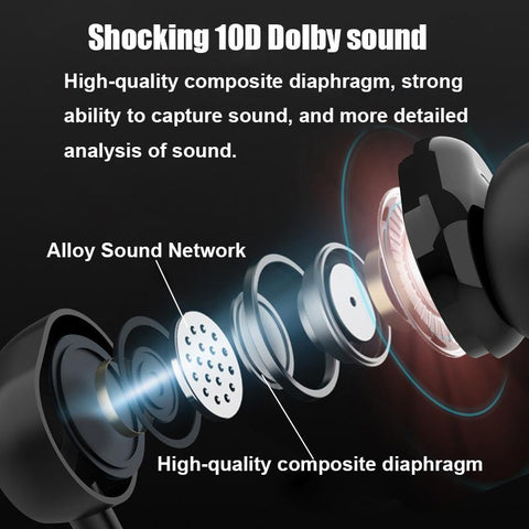 200Hours Wireless Bluetooth Earphone HiFi Bass Headphones Magnetic -CE01073-Veeddydropshipping