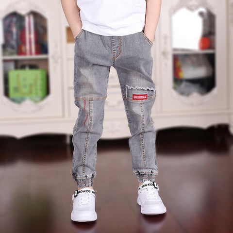 4-18T Fashionable Jeans For Boys Children&#39;s Jeans 2021 Spring-TB01289-Veeddydropshipping