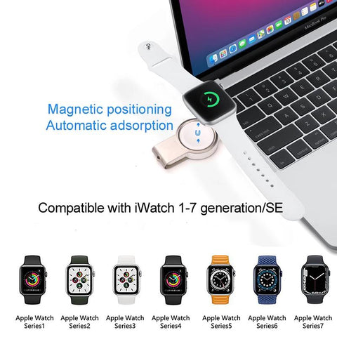 USB C Portable Wireless Charger for IWatch 8 7 6 SE-PA01085-Veeddydropshipping