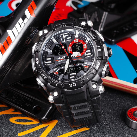 Luxury Watches Men Dual Display Watch Waterproof Men Wristwatch -JW00785-Veeddydropshipping