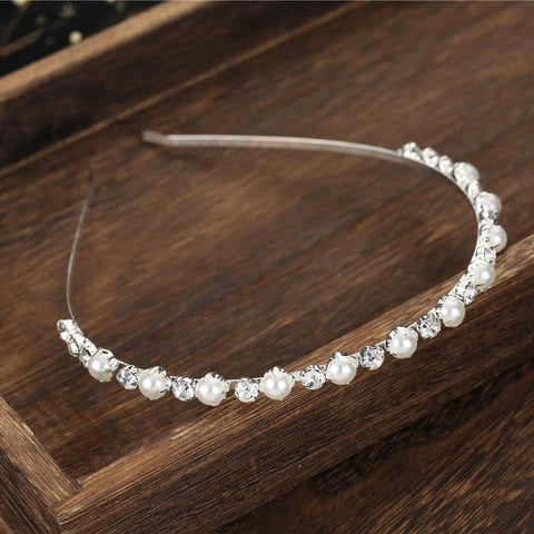 Tiara Headband Bridal Princess Hair Accessories Jewelry -JW00522-Veeddydropshipping