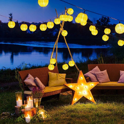 Waterproof Lantern Solar String Fairy Lights 6.5M 30 LED Outdoor Garland-TI00845-Veeddydropshipping