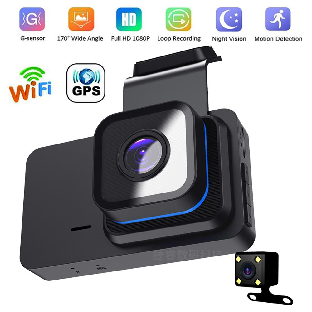 Car DVR WiFi Full HD 1080P Dash Cam Rear View Vehicle Camera Video-AM00743-Veeddydropshipping