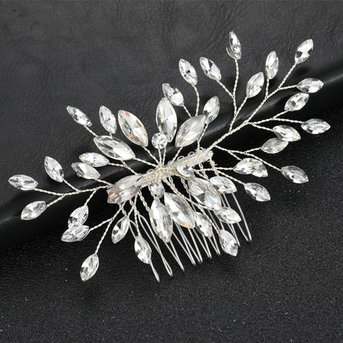 Wedding Hair Comb Pearl Hair Pins and Clips for Women  -JW00473-Veeddydropshipping
