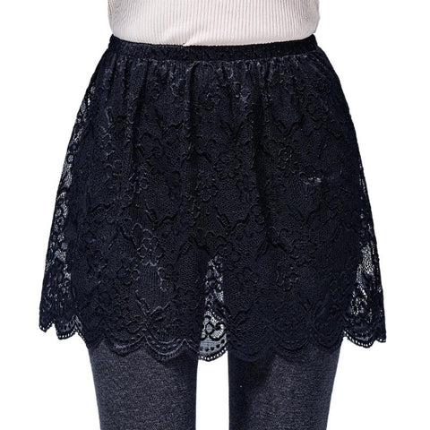 Women Floral Lace Layering Scalloped Hemline-WF00502-Veeddydropshipping