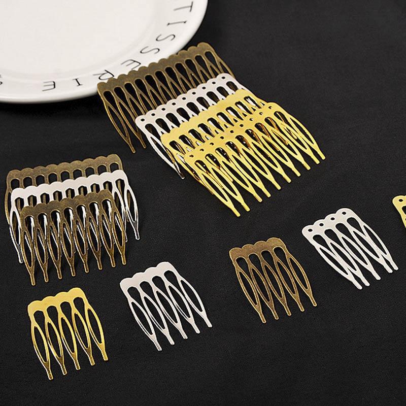 Metal Hair Comb Blank Hair Hairpins For Jewelry Making DIY -JW01600-Veeddydropshipping