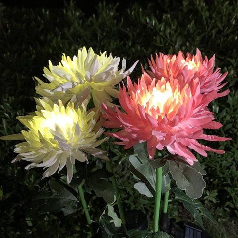 Solar Garden Lights Solar Power Lily Rose Lights Flower Stake Waterproof LED-TI00853-Veeddydropshipping