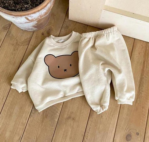 Infant Kids Baby Boys Girls 2pcs Clothes Sets Long Sleeve Hoodie-TB00750-Veeddydropshipping