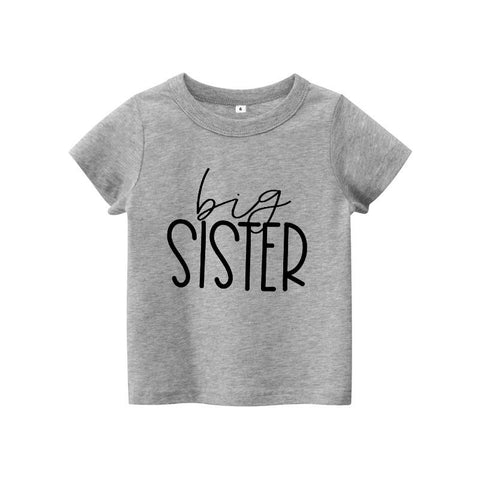 Mother Kids T-shirts Boys Clothes New Girl Tee Shirt Big Brother Little-TB00965-Veeddydropshipping