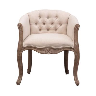 Sofa chair retro solid wood high-grade chair-HA01667-Veeddydropshipping