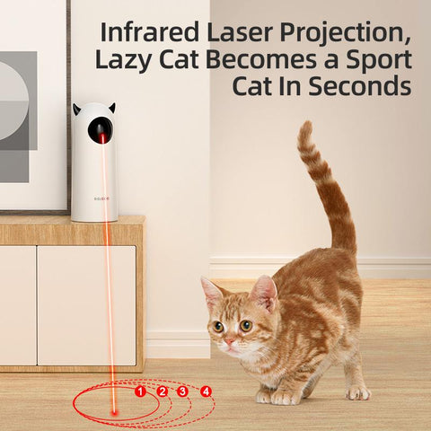 Automatic Cat Toys Smart Teasing Pet LED Laser-HA01453-Veeddydropshipping