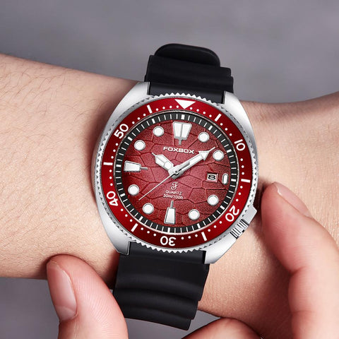 Silicone Strap Waterproof Watches Luminous  Quartz Wristwatch-JW00677-Veeddydropshipping