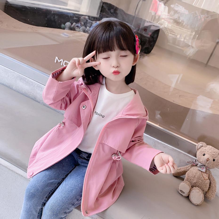 Girls Long Jacket Kids Outerwear Casual Style Coat-Veeddydropshipping