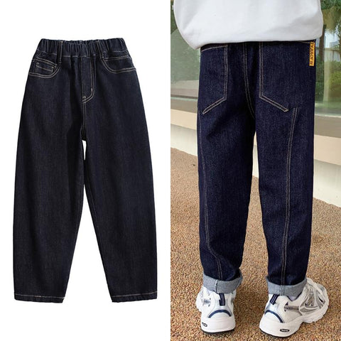 Boys Casual Jeans Spring Autumn Denim Pants 2023 New Fashion-TB01297-Veeddydropshipping