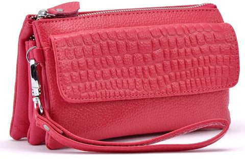 leather Women evening clutch bags ladies wallet woman purse shoulder-BS00224-Veeddydropshipping