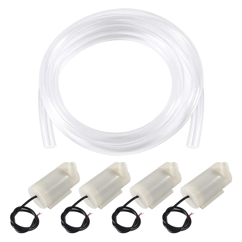 Micro Submersible Mini Water Pump 4m Silicone Tube-HA01533-Veeddydropshipping