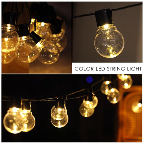 G40 Globe Patio String Light Christmas Garland Outdoor Wedding Garden Festoon-TI00914-Veeddydropshipping