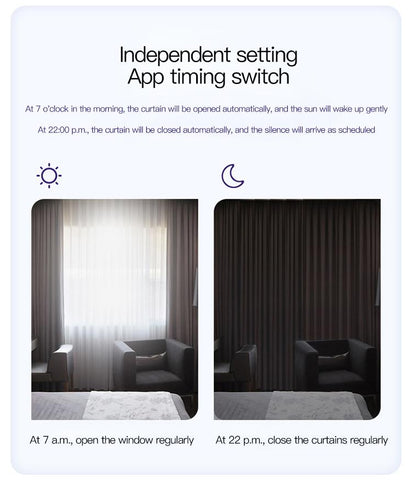 Tuya Wifi motor Smart Curtain Motor Electric Quiet Tuya APP Wireless-TI01083-Veeddydropshipping