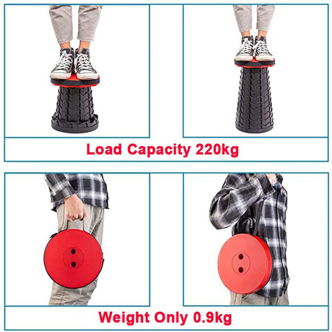 Camping Retractable Stool Portable Folding-HA01648-Veeddydropshipping