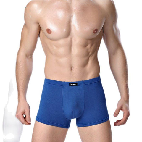 Boxers Bamboo Fiber Homme Boxer Panties Breathable Cozy Male Underpants Soft Man-MF01714-Veeddydropshipping