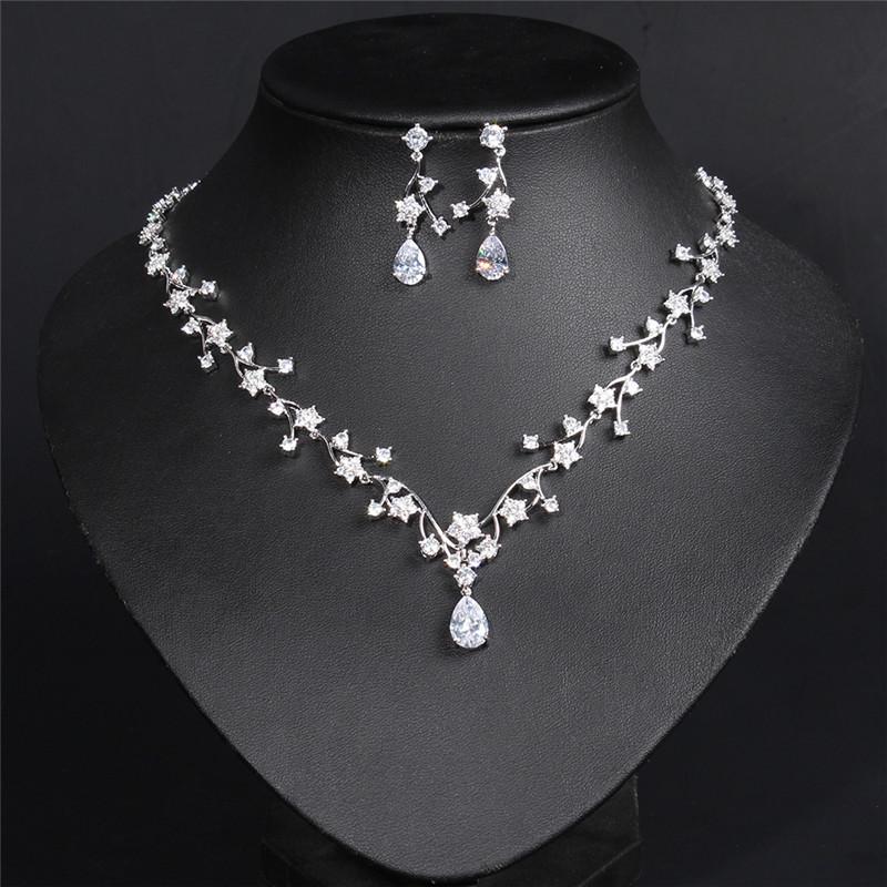 Jewelry Sets For Women S925 Sterling Luxury Babysbreath  -JW00342-Veeddydropshipping