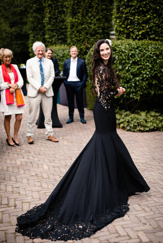 Wedding Dress with Cape Bridal Gown-WF01567-Veeddydropshipping