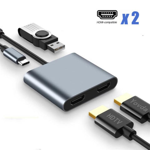 Hub Dual Monitor Docking Station with HDMI-compatible -CO00056-Veeddydropshipping