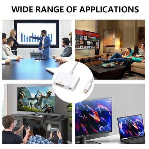 Lighting to HDTV-compatible Splitter Cable Converter 1080P Digital AV Adapter Phone-PA00966-Veeddydropshipping