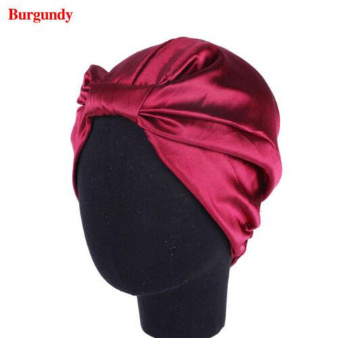 Women Silk Sleeping Cap-WF01077-Veeddydropshipping