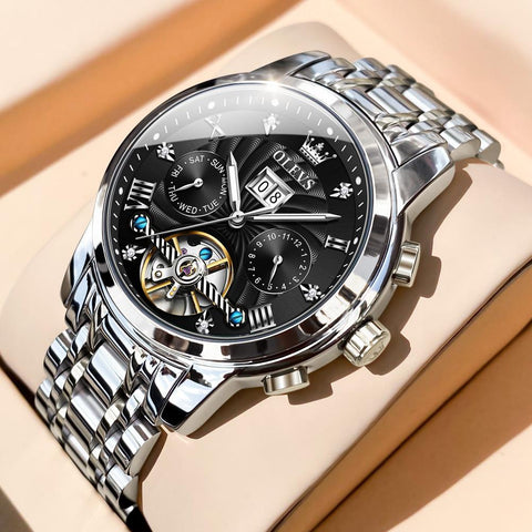 Watch Automatic Mechanical  Luxury Stainless Steel -JW00635-Veeddydropshipping