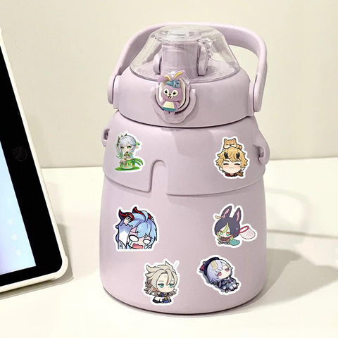 10/30/60Pcs Anime Genshin Impact Stickers Cute for Toys DIY Scrapbook-TB01638-Veeddydropshipping