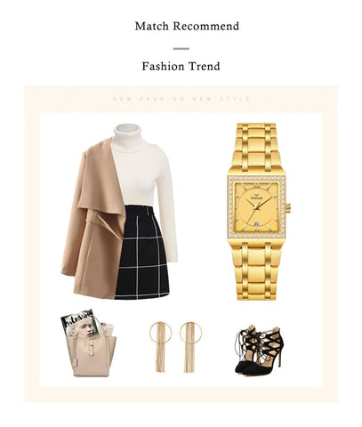 Luxury Watch Fashion Diamonds  Quartz Wristwatch-JW01044-Veeddydropshipping