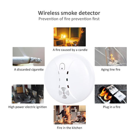 Smoke Detector Fire Alarm Sensor-CO00638-Veeddydropshipping