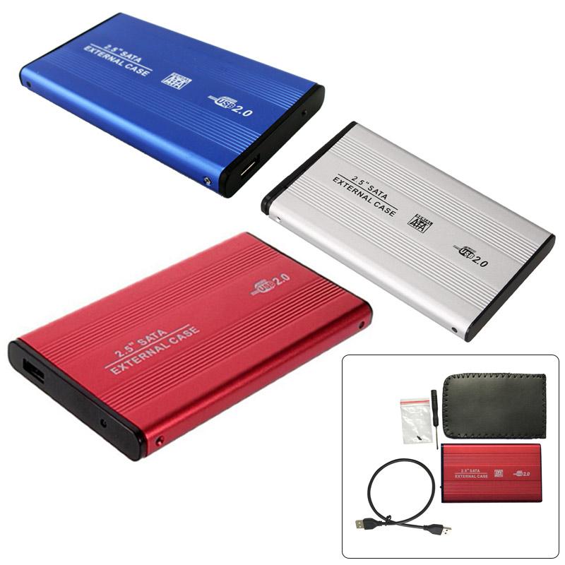 Aluminum Alloy 2.5 inch HDD Case USB 2.0 to SATA External Hard Drive Enclosure -CE01356-Veeddydropshipping