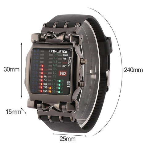 Smartwatch Square  LED Digital Casual Bracelet Wrist Watch-JW01145-Veeddydropshipping