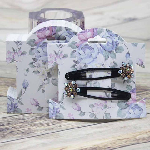 Hair Clip Cards Hair Accessories Jewelry Display Card -JW01659-Veeddydropshipping