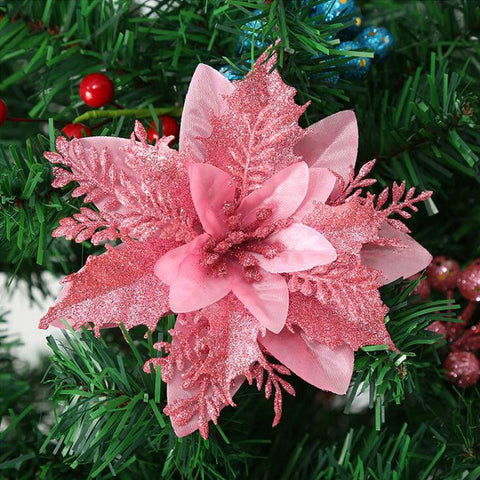Christmas Flower Artificial Dlower Wreath Accessories-HA00649-Veeddydropshipping