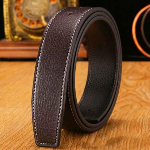 Belt Strap Genuine Leather FOR H Buckle Luxury-MF00741