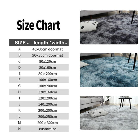 Room Decoration Fluffy Rug Thick Bedroom Carpets-HA00456-Veeddydropshipping