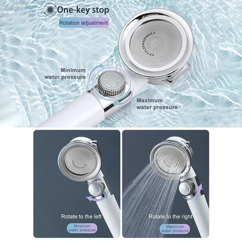 High Pressure Pressurized Shower Head-HA01017-Veeddydropshipping