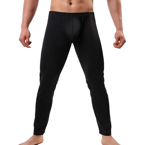 Ice Silk Protruding Penis Pocket Gay Underwear Home Lounge-MF01548-Veeddydropshipping
