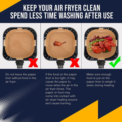 Air Fryer Disposable Baking Paper Liner-HA01170-Veeddydropshipping